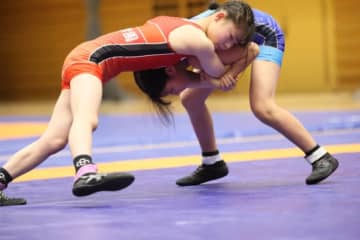 <レスリング>【写真集】2025年全国中学選抜U15選手権/決勝(女子)