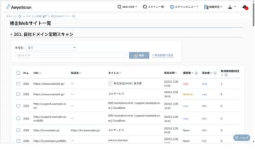 エーアイセキュリティラボ、「AeyeScan」のWeb-ASM機能を強化　悪用が確認されている脆弱性を自動で可視化