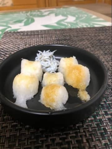 にゃんともかわいい大根おろしのネコチャン