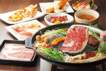 和食さと「黒毛和牛フェア」で黒毛和牛にぎり/焼牛丼が食べ放題コースに登場