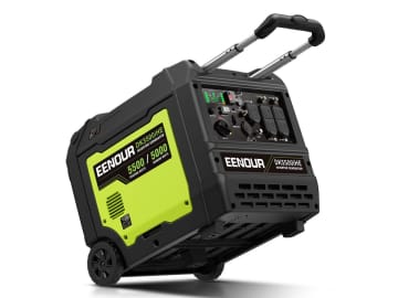 5000W出力ながら軽くした発電機　1人でも運びやすい