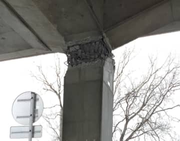 JR八戸線、地震で当面の間全線運休 高架橋に大きな被害…