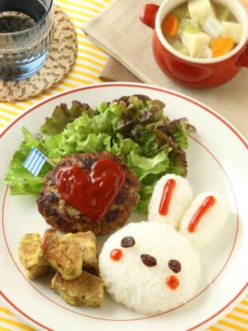 高野豆腐でランチプレート 旭松食品がおやこ料理教室