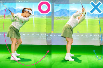 「打ち込む」「叩く」「乗せる」…アイアンの当たりを分厚くするイメージ、正解は！？ 堀奈津佳