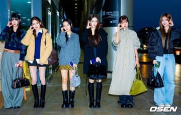 【PHOTO】izna「MUSIC BANK」日本公演のため出国…公演に期待高まる