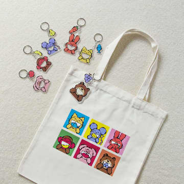 元気な笑顔がどんどん広がる♪ よねづ ゆうすけさんの絵本『もぐ もぐ もぐ』が絵本ナビオリジナルグッズになりました！