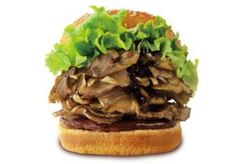 ドムドムハンバーガー「今夜は まいたけバーガー」復活販売！