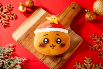 ちいかわたちがサンタに変身！　「ちいかわベーカリー」にクリスマス限定パンが登場