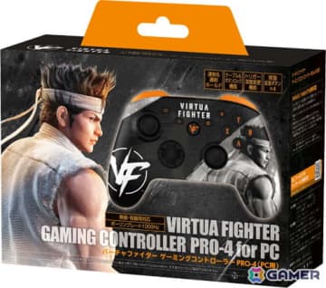 「バーチャファイター ゲーミングコントローラー PRO-4（PC用）」が12月11日に発売！結城晶やVFロゴがデザインされたPC向け多機能コントローラー
