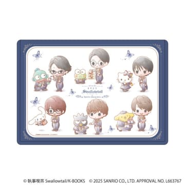 「サンリオ」キティ＆シナモン＆ハンギョドンが、執事姿で貴女をおもてなし♪ 「執事喫茶スワロウテイル」コラボグッズ