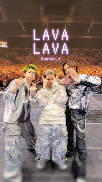 Number_i　最新曲『LAVALAVA』の“⼿振りダンス”動画がインスタグラムで1,000万回再生を突破！