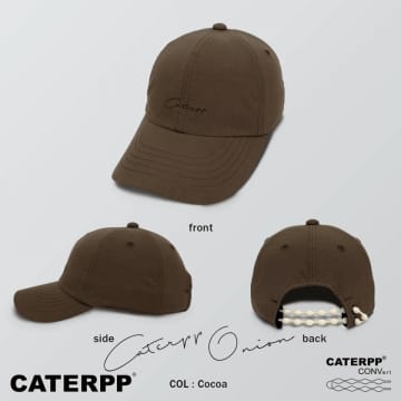 【CATERPP ONION CAP】に新色COCOAが登場！環境配慮素材と進化を続ける「飛ばない、脱げない、しめつけない」機能性キャップ　落ち着いたココアカラーが仲間入り。コード交換システム「CONVert」対応で、さらに快適な使い心地へ。