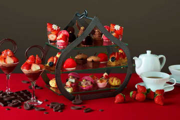 リーガロイヤルホテル大阪 ヴィニェット コレクション、いちごvsチョコレートアフタヌーンティーを提供　11月25日から