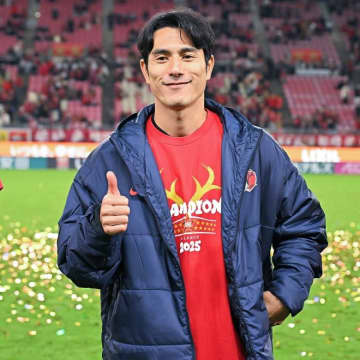 「もうFWやめました？」鹿島の知念慶が“FW卒業”宣言か。日本代表戦士の疑問に「やめた笑 けど…」