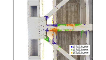 NTTイードローン、損傷解析AIサービス「腐食深さ推定」の提供を開始！