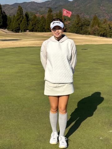 山田彩歩がファンと濃密交流　ラウンドレッスン＆店頭イベントを実施