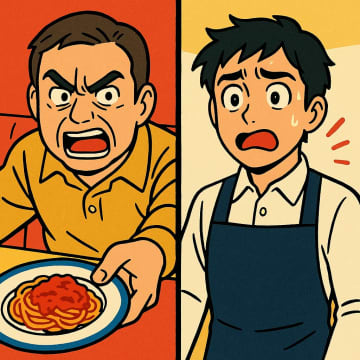 「美味しくないから返品で」食べかけの料理を突き返す客。だが、従業員の正論をうけ沈黙【短編小説】