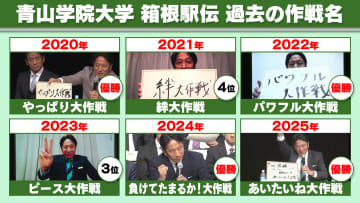 箱根駅伝名物！青山学院大・原晋監督の作戦名「輝け大作戦」過去の作戦と成績は？“黒田朝日はホールインワン”と独特の表現でチームを分析