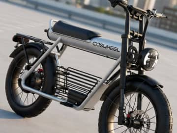 カメラ搭載の特定原付バイク　COSWHEEL MIRAI GがMakuakeで先行販売