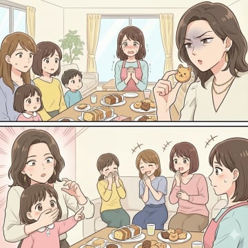 「手作りのお菓子なんて不衛生」と笑うママ友。直後、娘が放った無邪気な一言で顔面蒼白に【短編小説】
