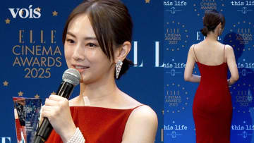 【動画】北川景子、美しいボディライン　赤ドレスで授賞式　デビュー22年主演作で映画賞「嬉しい」