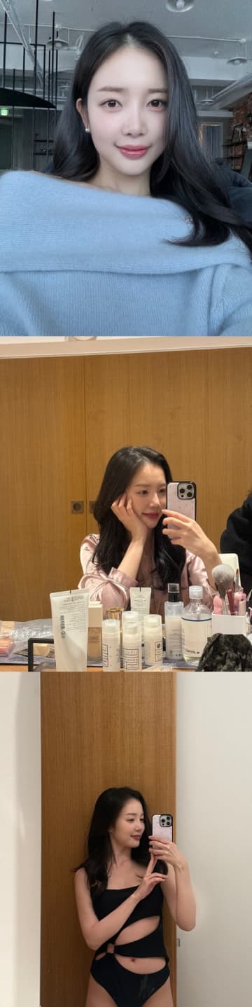 清純な顔からは想像できない露出…女優ユン・チェギョン、複数のスリットが入った水着姿を公開【PHOTO】