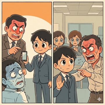 「休日も絶対にメール見ろよ」と無理を言う上司。だが、新人のある行動で顔面蒼白に…一体何が【短編小説】