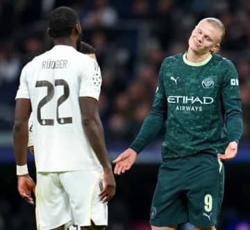 「リュディガーはやりすぎた」21戦21発！マドリーを沈めたハーランドが勝者の弁。エムバペ不在は追い風？ 心境を率直に明かす【CL】