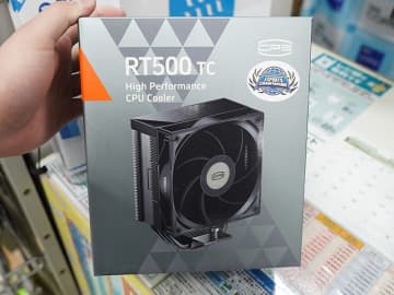 CPSの黒いサイドフロー型CPUクーラー「RT500 TC BLACK」が登場