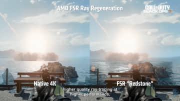 AMD、次世代技術「FSR "Redstone"」を正式発表。AI活用でレイトレーシングを高速化、『CoD: BO7』では4倍以上の性能向上を実現