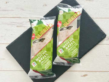 え、これウマ…！もっちりとろ〜り＋抹茶の香り♡セブンの新作「ブリトーＭＡＴＣＨＡあずきもち」がハマるおいしさ