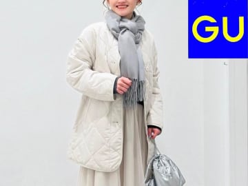 30代が【GU】買うなら → 上品コーデに合わせたい♡「淡色アウター」