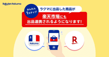 「楽天市場」でフリマ商品を販売　ラクマ公式リユース店