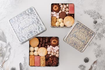 パティスリー ギンノモリ冬限定“オーロラ”クッキー缶、どんぐりのココアクッキーや木苺メレンゲなど