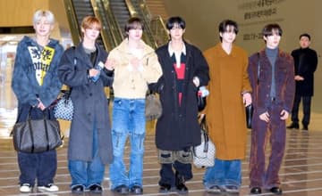 TWS、日本へ出国！空港で魅せた“美少年ビジュアル”&冬ファッションに視線釘付け【空港写真】