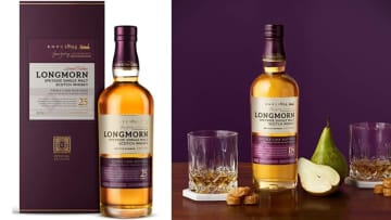 2014年の朝ドラ「マッサン」の主人公がウイスキー造りを学んだ蒸留所で造られた「ロングモーン 25年」をAmazonで販売中　甘さのある味わいにはシナモン、サルタナなどの香りが漂い、滑らかに長く続く余韻が特徴