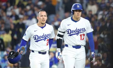 【ドジャース】エドマン　最強守護神ディアス加入に「もう対戦しなくてすむので嬉しい」