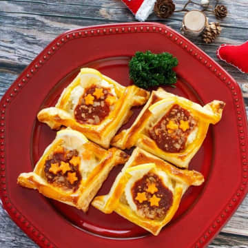 【冷凍グラタンで作る小さなごちそう♡】「クリスマスはこれでいいじゃん！」「子どもも大喜び♪」簡単ミートグラタンパイ