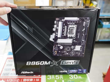 Core Ultra対応のmicroATXマザー「B860M-X Gen5」がASRockから、パソコン工房限定