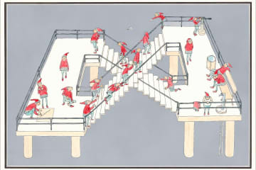 「安野光雅展」東京・プレイ ミュージアムで、絵本「ふしぎなえ」など原画約130点を展示