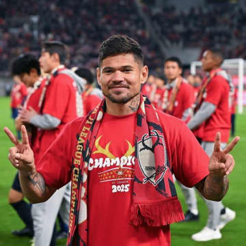 21ゴールで鹿島のJ1制覇に貢献! 得点王レオ・セアラが喜び「チームメイトと切磋琢磨したこで、もたらされたタイトル」