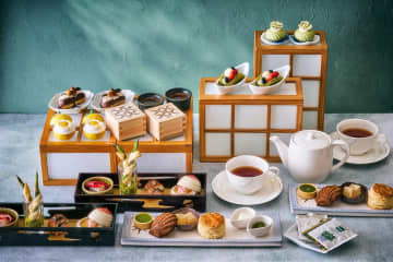 ホテルオークラ東京ベイ「和モダン アフタヌーンティー」和紅茶・抹茶・ほうじ茶の和洋折衷スイーツ