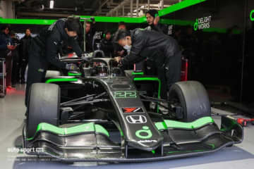 DELiGHTWORKSがスーパーフォーミュラ初走行完了。大きなトラブルなく終えるも、現状は「かなり厳しい」と松下信治