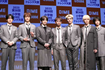 &TEAM 活動制限中のKとJOからモノマネ無茶ぶりにTAKI困惑！？グループでのブームも明かす おそろいのスーツ姿で受賞に歓喜【2025 小学館DIMEトレンド大賞】