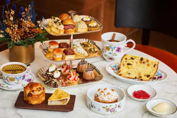 ブルガリ ホテル 東京のクリスマスアフタヌーンティー、苺タルトやモンブラン＆パネットーネも