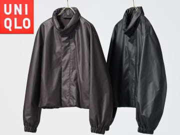 【ユニクロ】の値下げだーーー！ 来年の秋冬も大活躍しそう！「レザー風アウター」