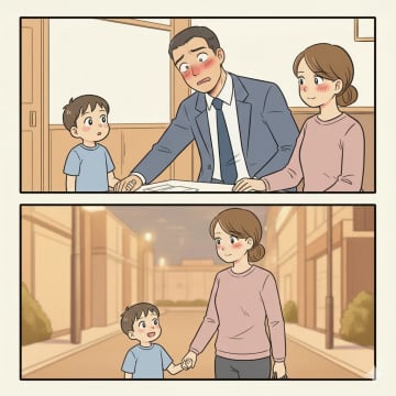 「養育費払うから会わせろ」急に父親ぶる元夫。再会した息子の悪気ない一言に元夫が崩れ落ちた【短編小説】