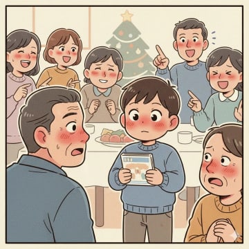 「サンタは、本当はいないよ」と子供に言う親戚。だが、子供の一言で親戚が笑い物になった理由【短編小説】
