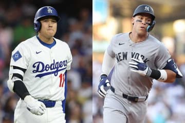 「まるで選挙みたい」　オフに大谷翔平ら登場、ジャッジ“当選”の1枚に「地元愛分かる」の声