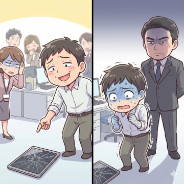 「また買えばいい」と職場の備品を壊しても悪びれない男。だが、上司の言葉をうけ態度が一変【短編小説】